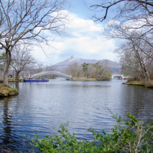 How to Take a walk around Lake Ohnuma of Nanae town, Hokkaido for about 30 minutes