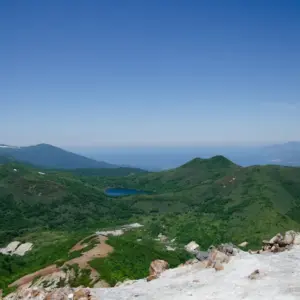 View of Onuma Pond.