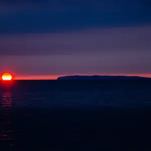 Sunset on Teuri Island