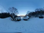 The Submerged Railway Tracks of Lake Shikaribetsu in Winter, 21 November 2021